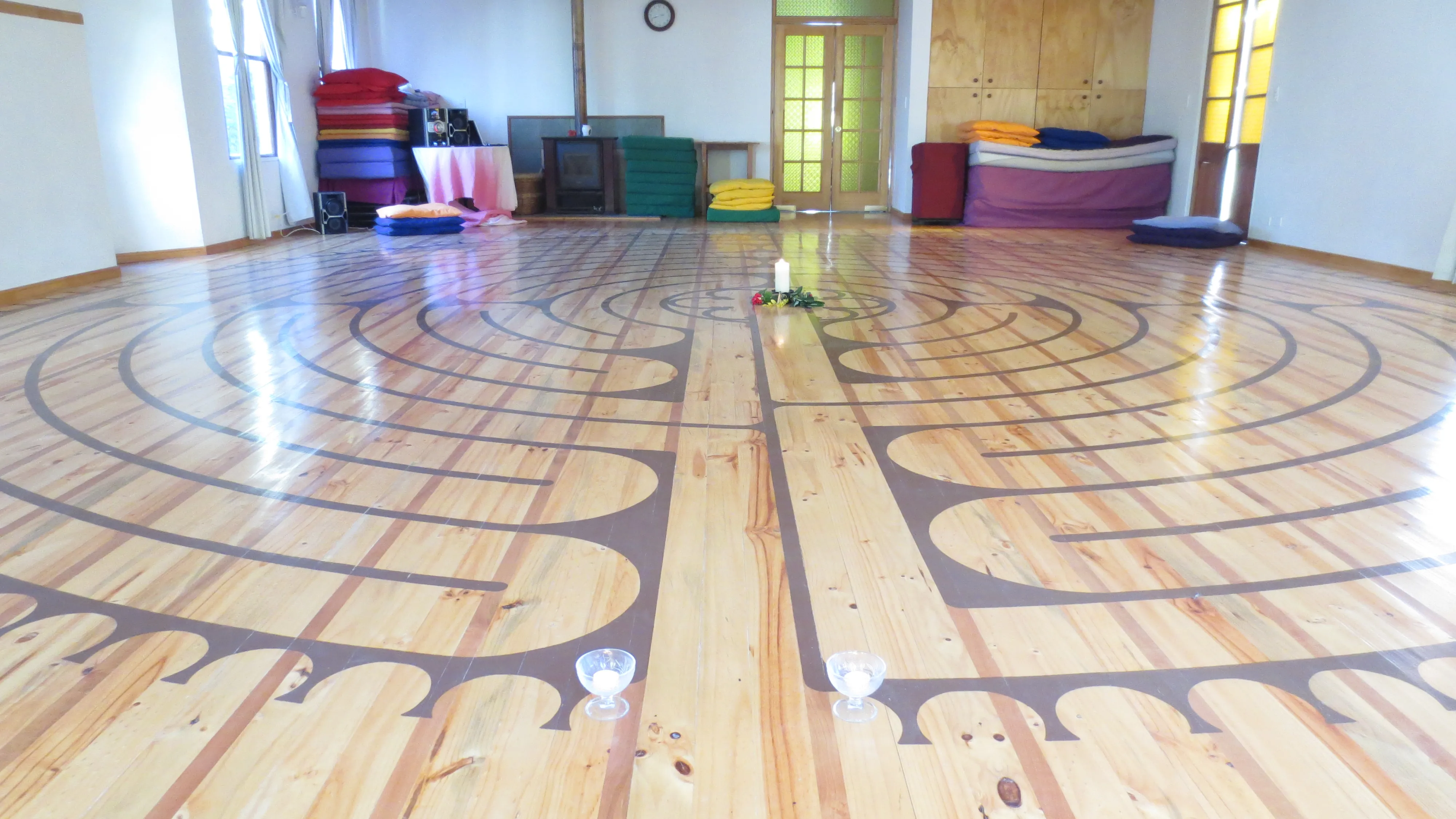 Indoor view of the Labyrinth