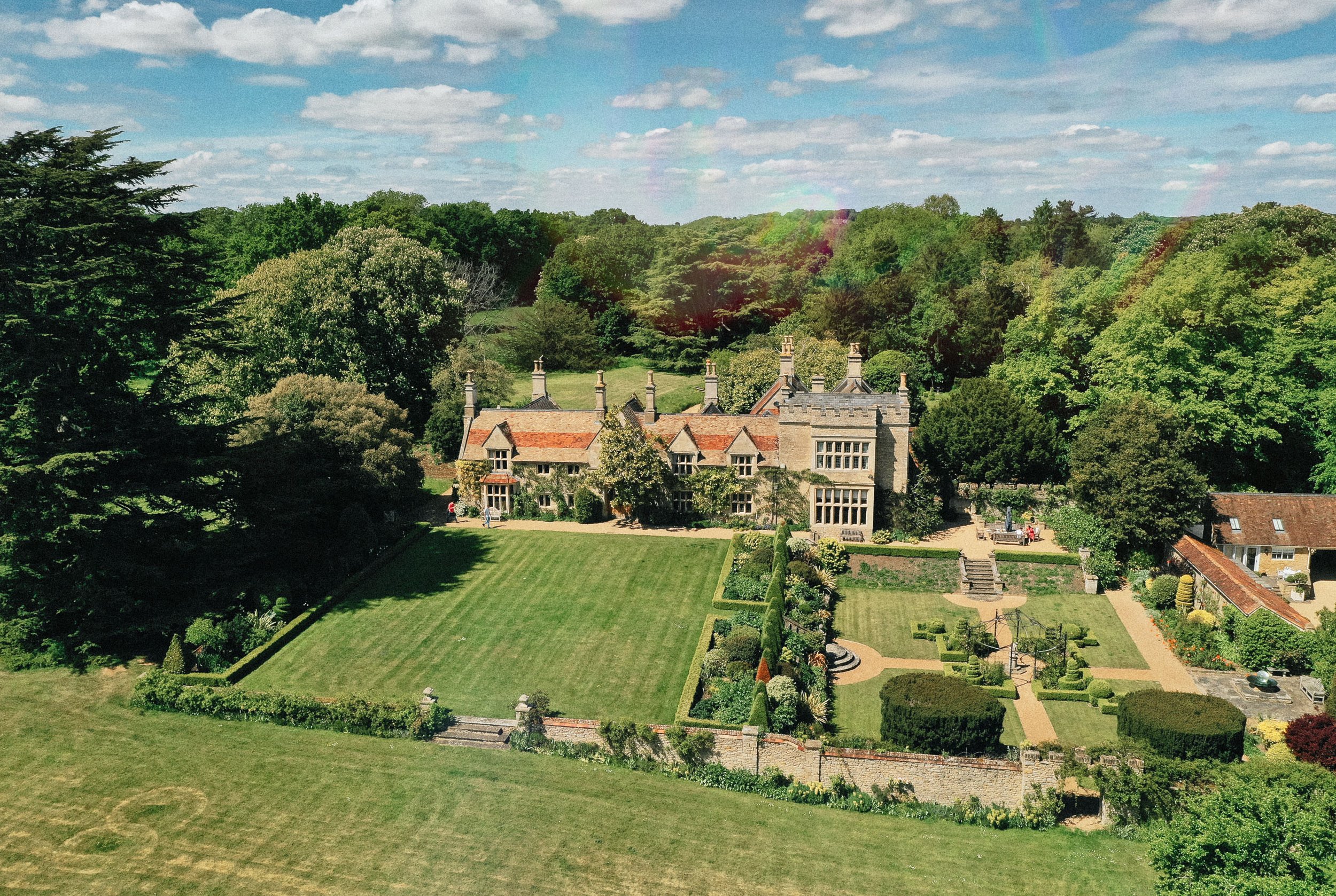 Tofte Manor - aerial view