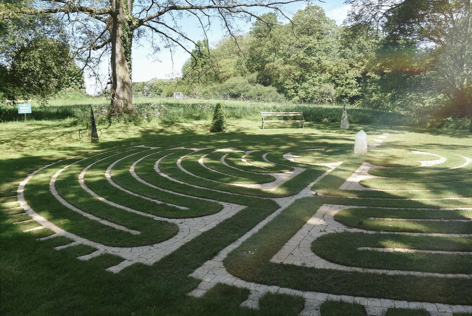 The Tofte Manor Star Labyrinth - Chartres replica