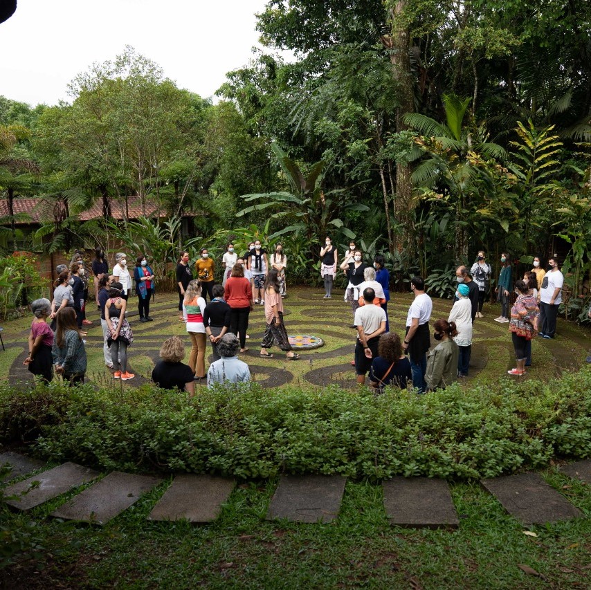 People in the labyrinth